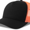 black-orange-fluo