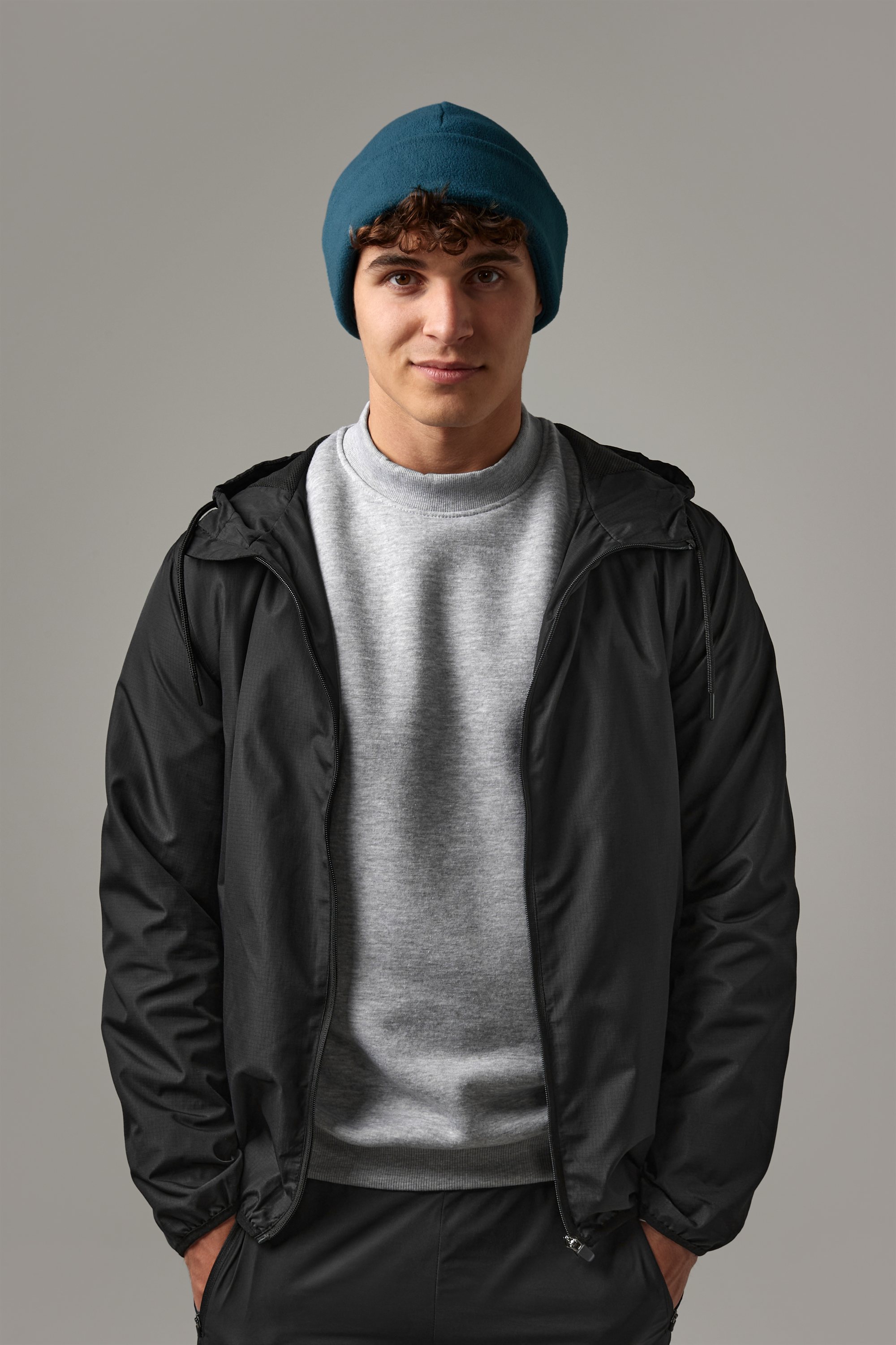 Beechfield - Fleece Mütze mit Umschlag "Recycled" - BB243R – Bild 3