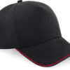 Beechfield - 5 Panel Kappe "Authentic Piped Peak" - BB025C