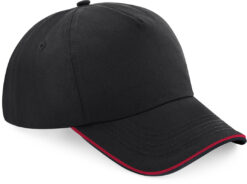 Beechfield - 5 Panel Kappe "Authentic Piped Peak" - BB025C