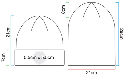 Beechfield - Circular Patch Beanie - BB332R – Bild 4