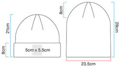 Beechfield - Patch Beanie - BB337R – Bild 4