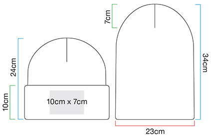 Beechfield - Lange Strickmütze mit Umschlag - BB384R – Bild 4