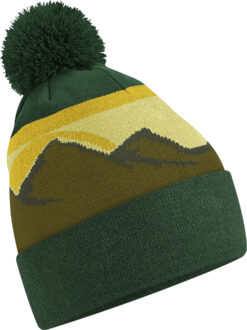 Beechfield - Strickmütze mit Pompon "Mountain Peaks" - BB395R