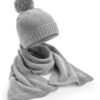 Beechfield - Geschenkset mit Strickmütze und Schal - BB0401