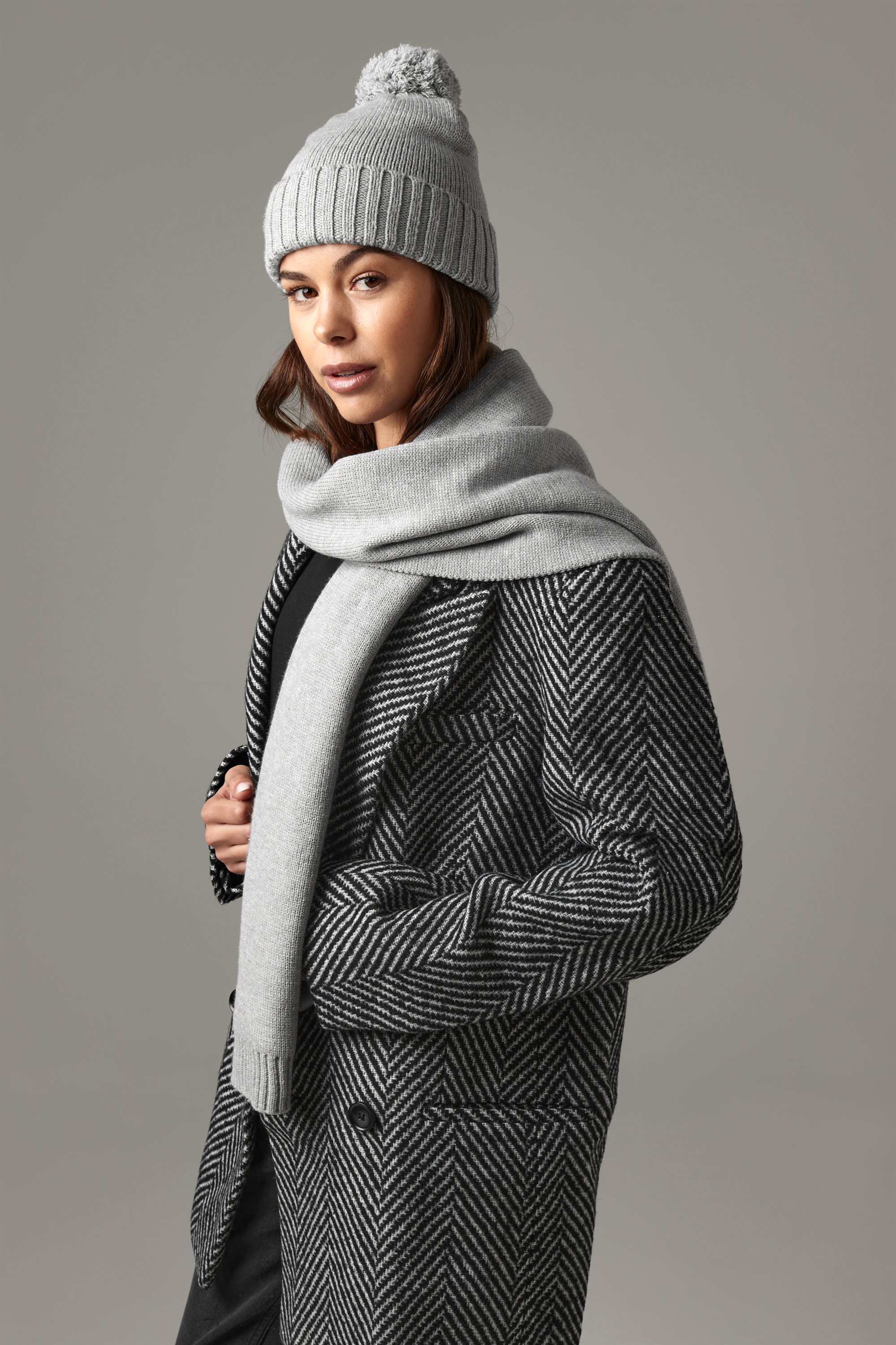Beechfield - Geschenkset mit Strickmütze und Schal - BB0401 – Bild 2