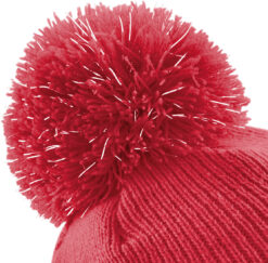 Beechfield - Kinder Strickmütze mit Pompon "Reflective" - BB406B – Bild 4