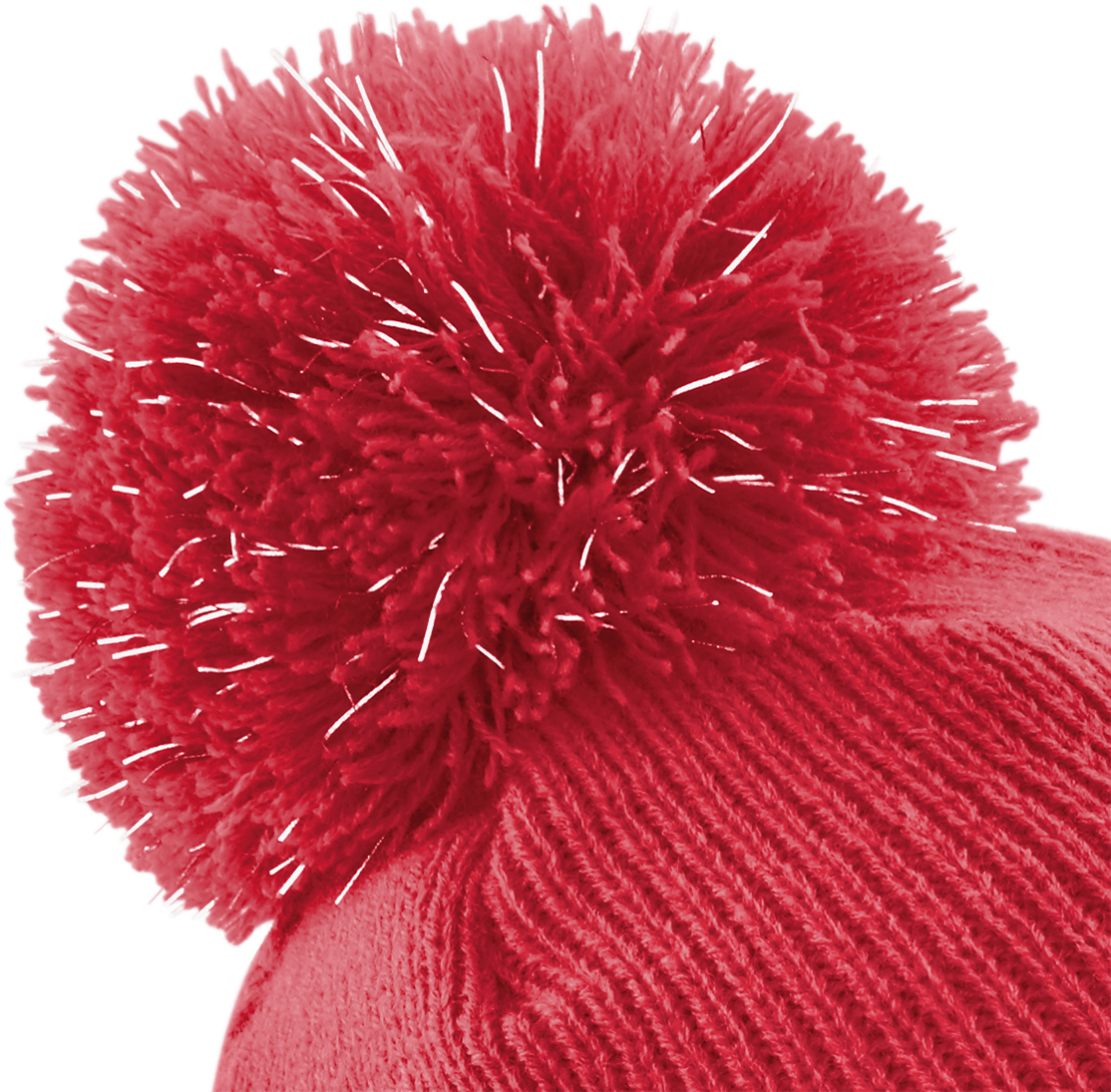Beechfield - Kinder Strickmütze mit Pompon "Reflective" - BB406B – Bild 4
