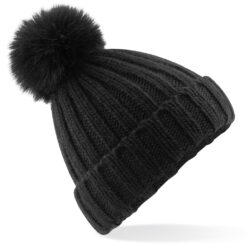 Beechfield - Strickmütze mit Pompon - BB0413