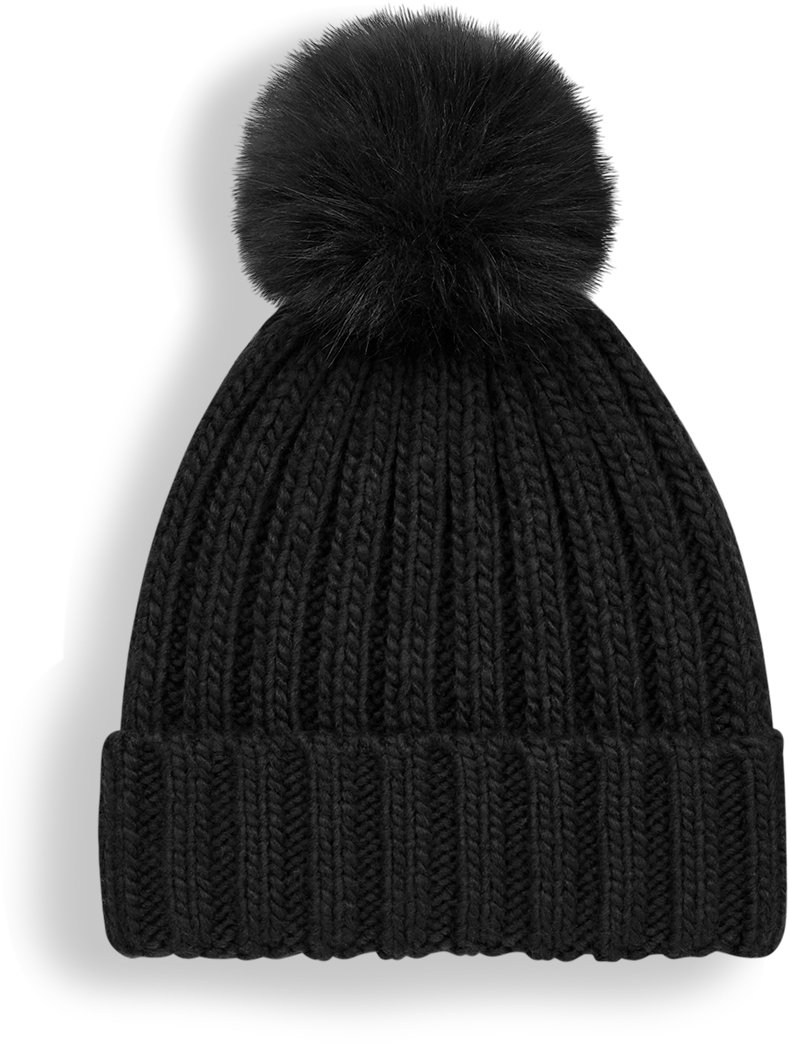 Beechfield - Strickmütze mit Pompon - BB0413