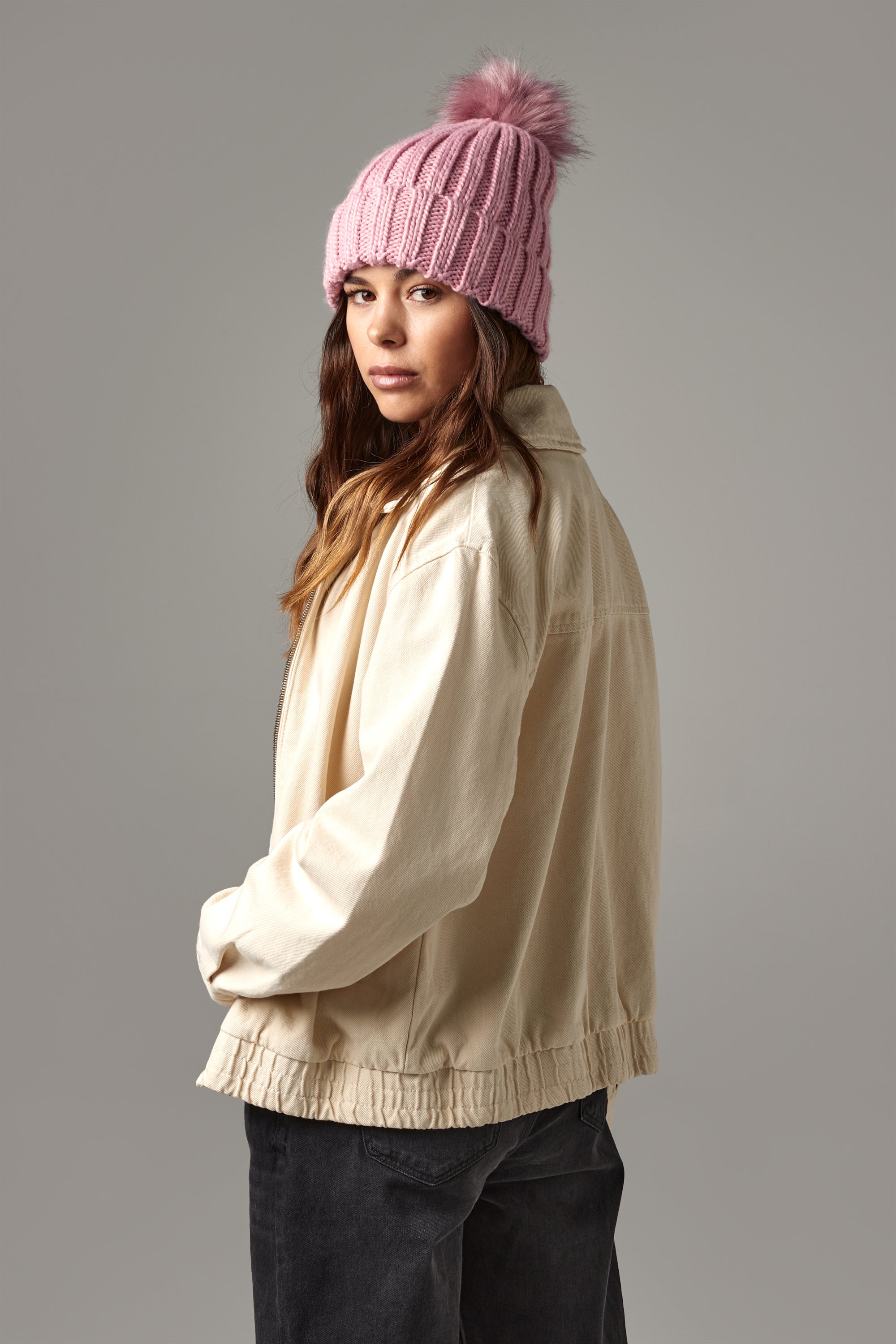 Beechfield - Strickmütze mit Pompon - BB0413 – Bild 2