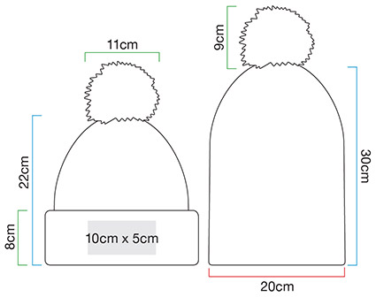 Beechfield - Strickmütze mit Pompon - BB0413 – Bild 3