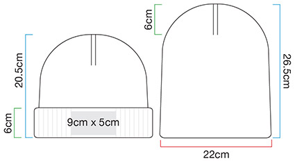 Beechfield - Bio Patch Strickmütze - BB438N – Bild 4