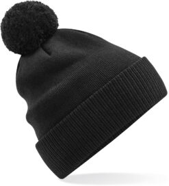 Beechfield - Bio Strickmütze mit Pompon "Snowstar®" - BB450N