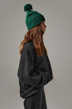 Alternative view of Beechfield - Bio Strickmütze mit Pompon "Snowstar®" - BB450N