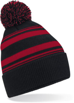 Beechfield - Strickmütze mit Streifen "Fan" - BB473R