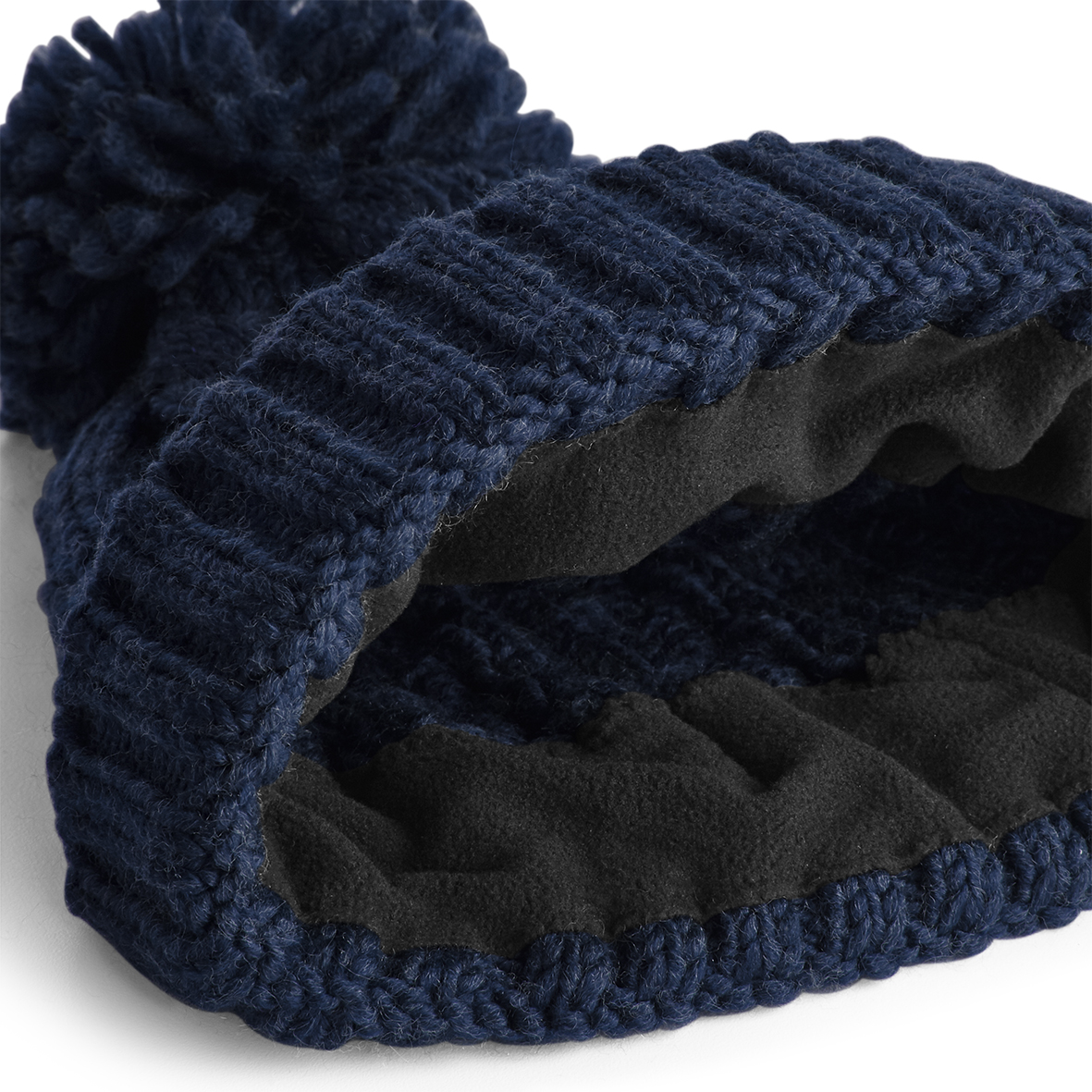 Beechfield - Melange Strickmütze mit Pompon - BB0480 – Bild 3