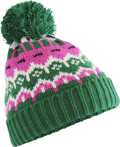 Beechfield - Strickmütze mit Pompon "Retro Ski" - BB0528