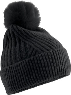 Beechfield - Strickmütze mit Pompon "Snow Luxe" - BB0529