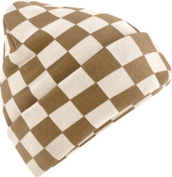 Beechfield - Strickmütze "Checkerboard" - BB0531