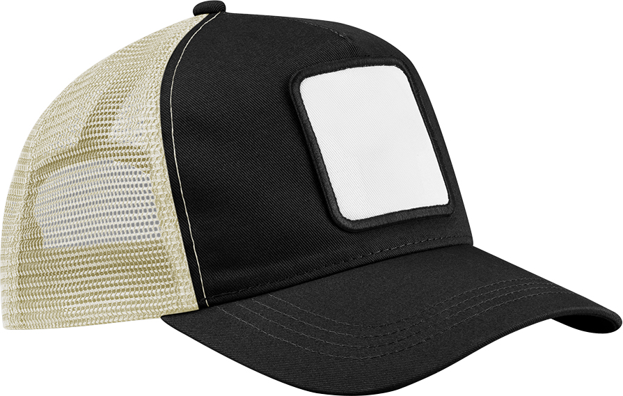 Beechfield - 5 Panel Trucker Kappe mit Patch - BB0636