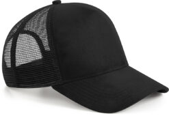 Beechfield - 5 Panel Kappe "Suede Snapback Trucker" - BB0643