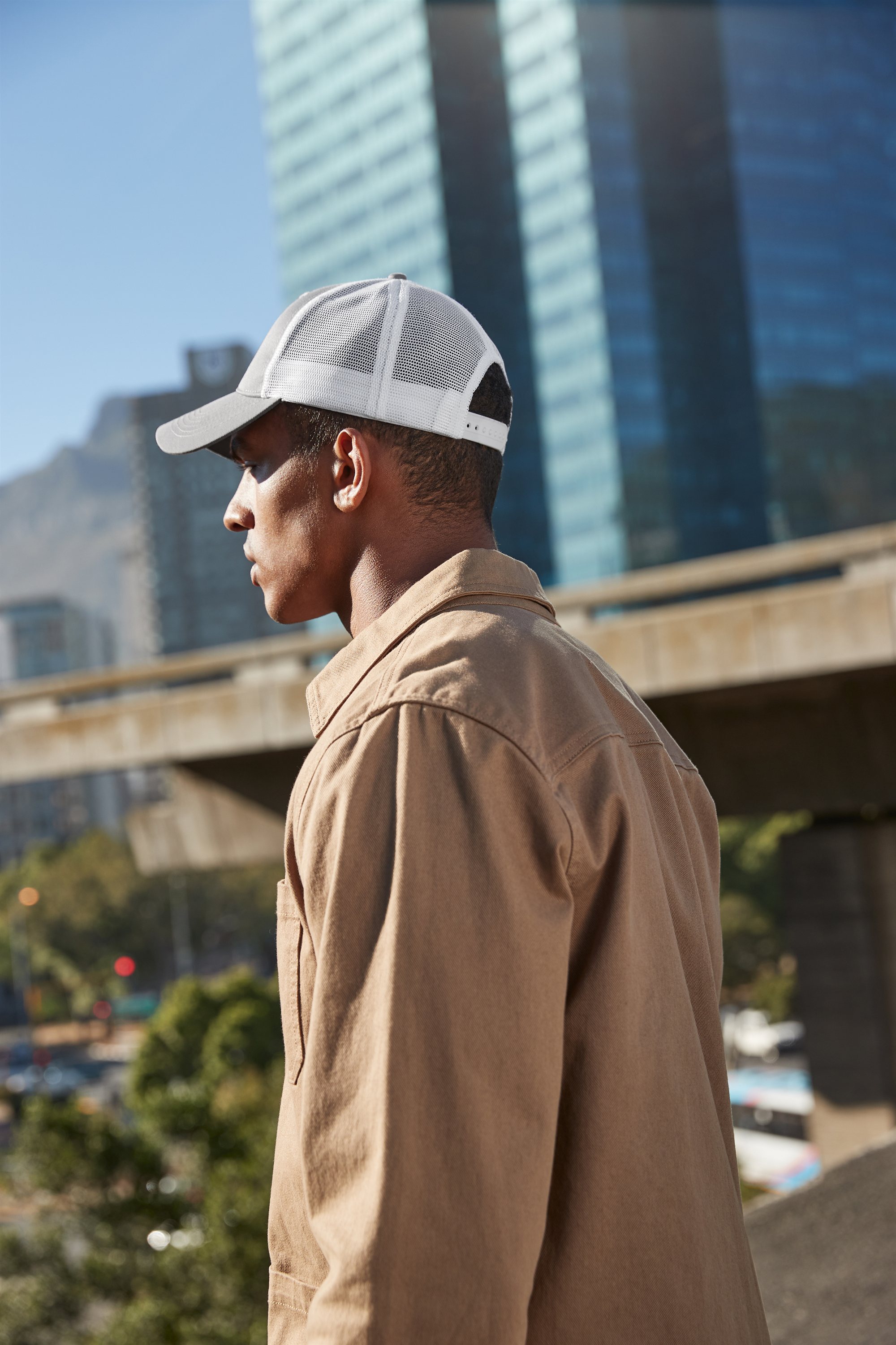 Beechfield - 6 Panel Kappe "Urbanwear Trucker" - BB0646 – Bild 3