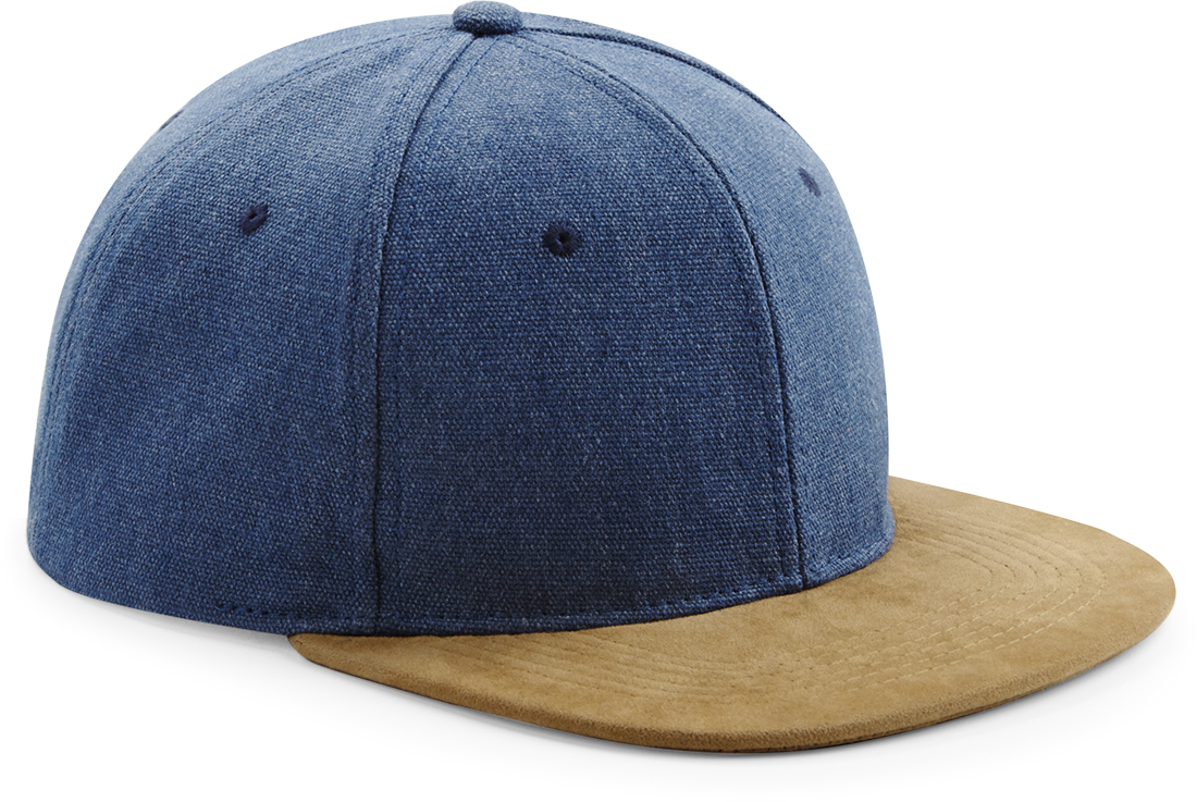 Beechfield - 6 Panel Kappe "Suede Peak Snapback" - BB0668