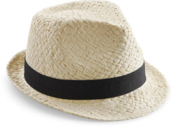 Beechfield - Hut in Flecht-Optik "Festival Trilby" - BB0720