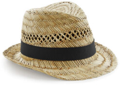 Beechfield - Hut in Flecht-Optik "Summer Trilby" - BB0730