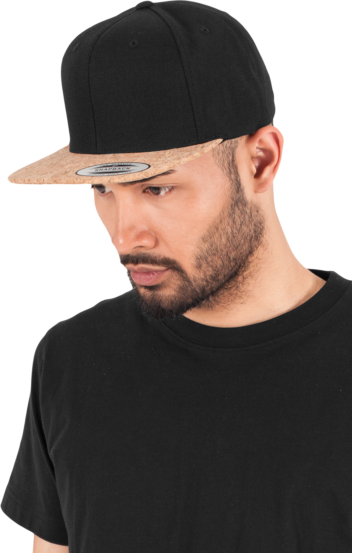 Flexfit - 6 Panel Kappe mit Korkschild - FF89CO – Bild 3