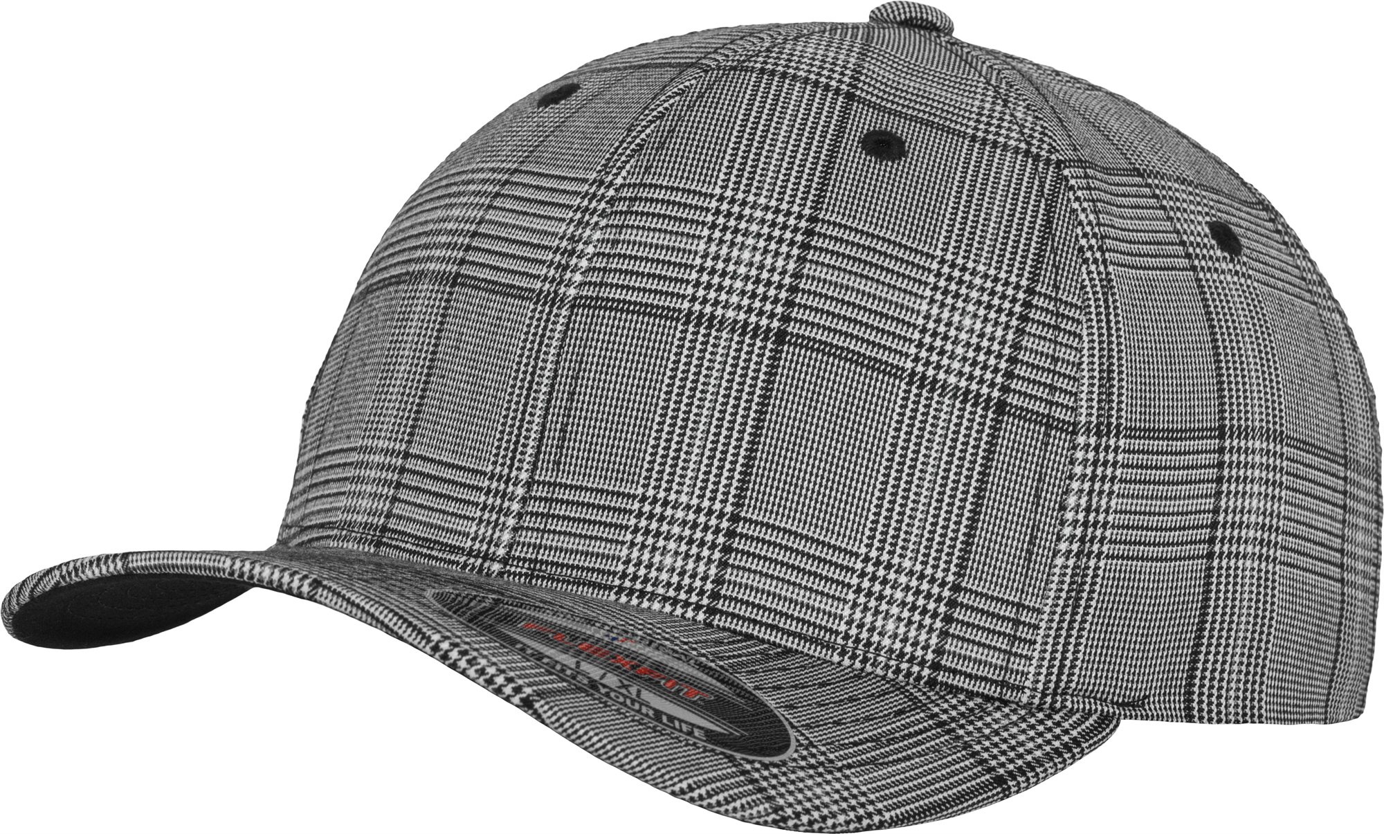 Flexfit - 6 Panel Flexfit Glen Check Kappe - FF6196