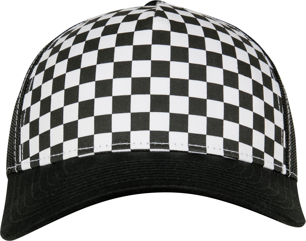 Flexfit - 5 Panel Trucker Kappe "Checkerboard" - FF06CB