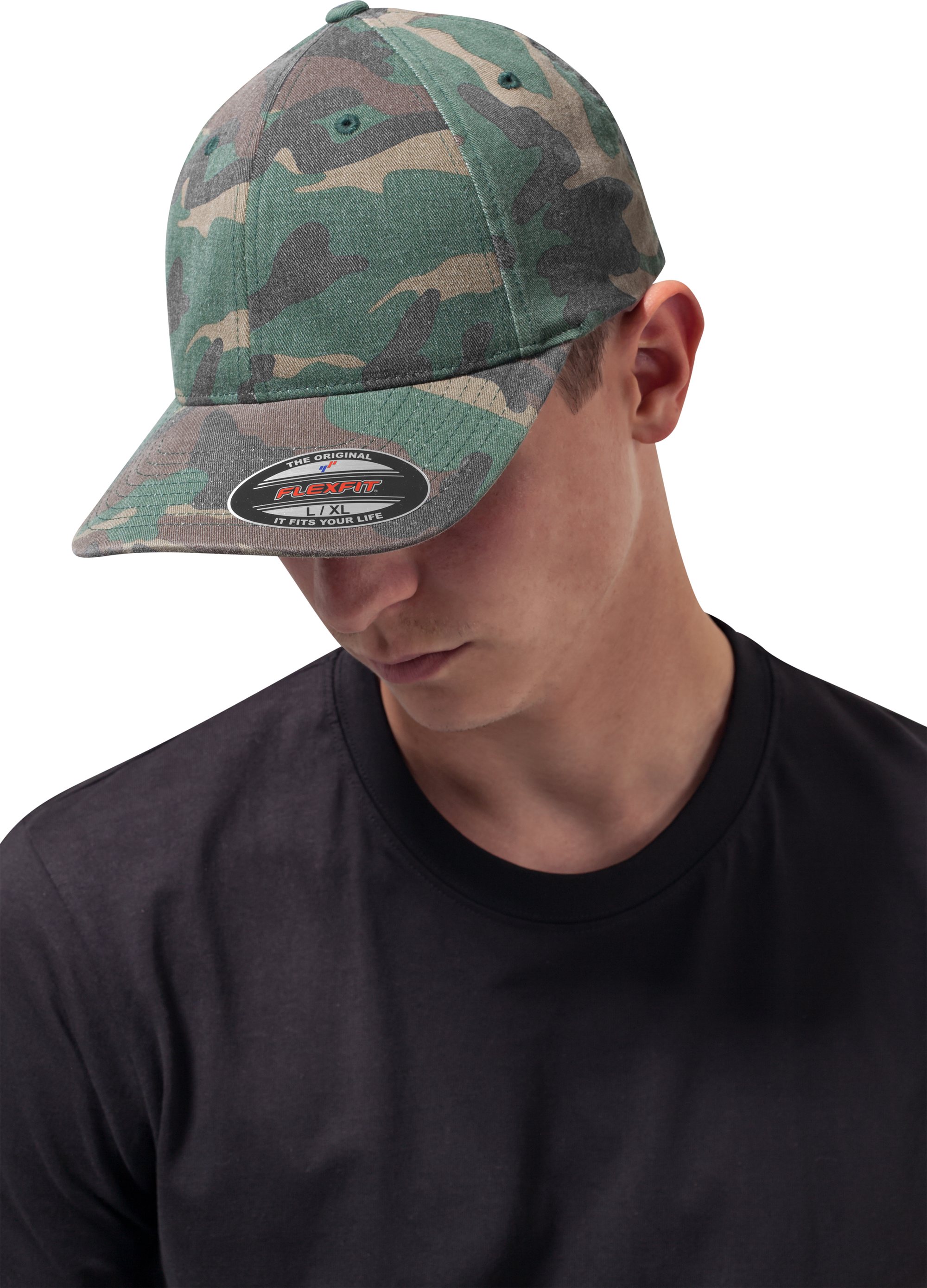 Flexfit - 6 Panel Kappe "Camo" - FF6977 – Bild 2
