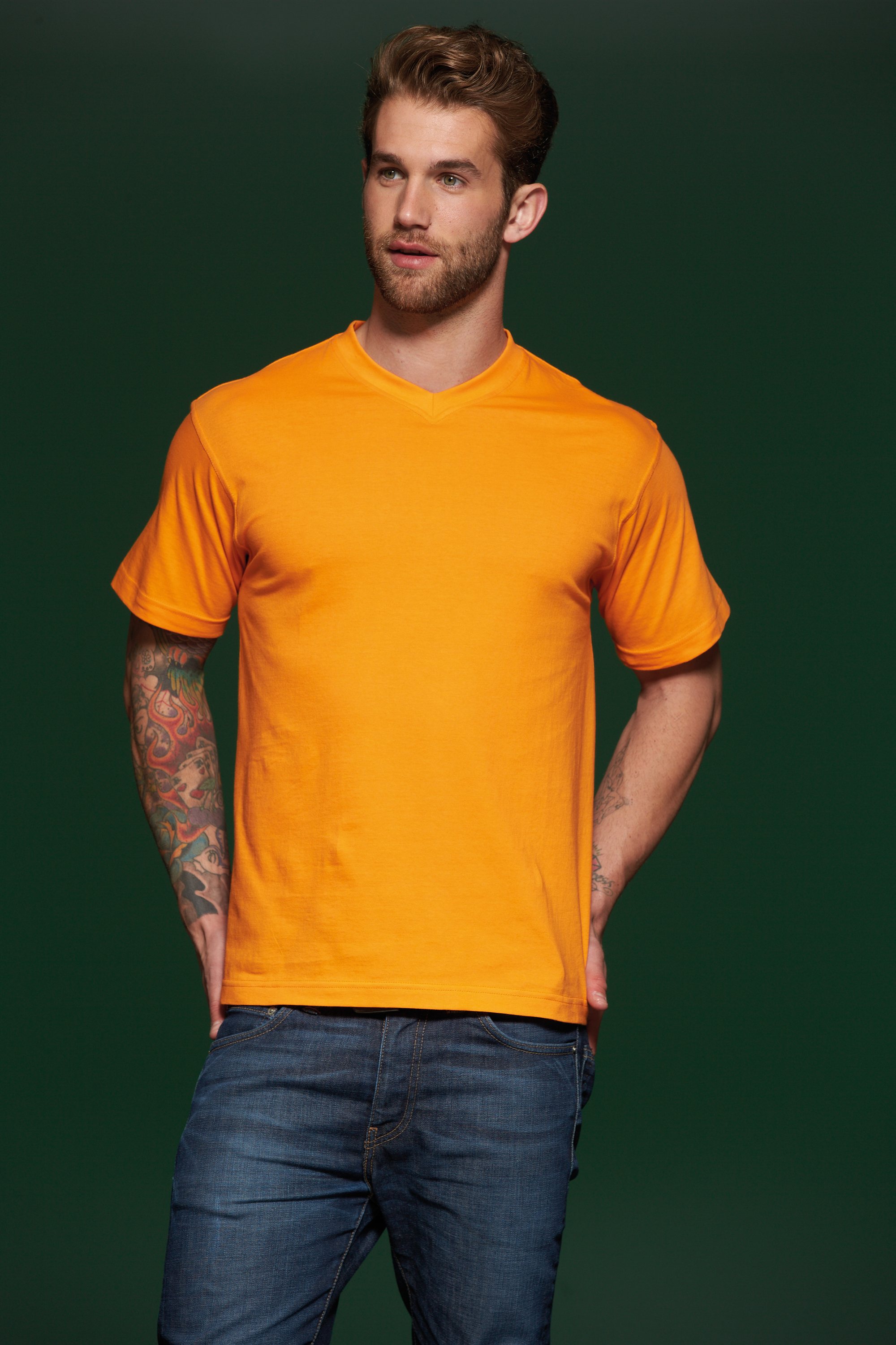 Daiber - V-Ausschnitt T-Shirt - JN0003 – Bild 2