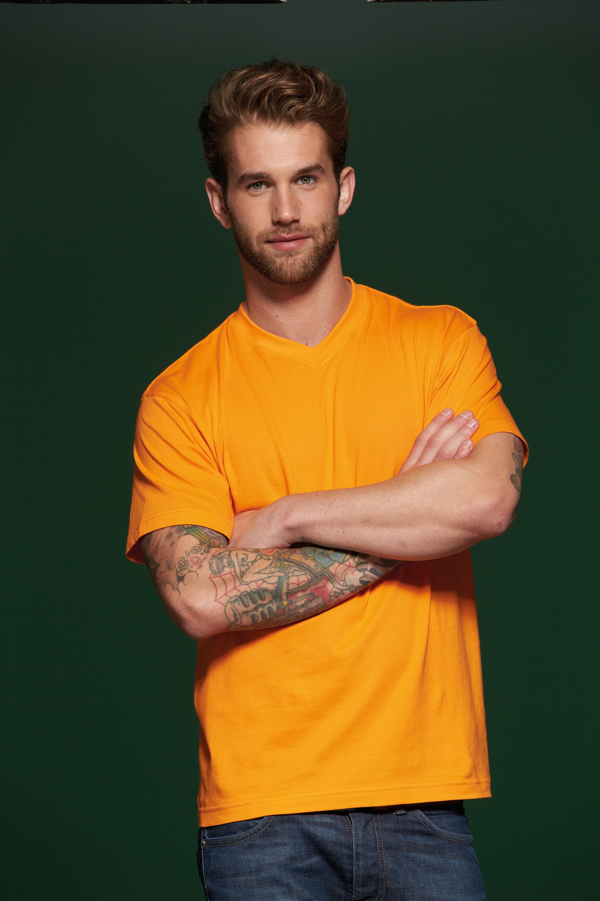 Daiber - V-Ausschnitt T-Shirt - JN0003 – Bild 3