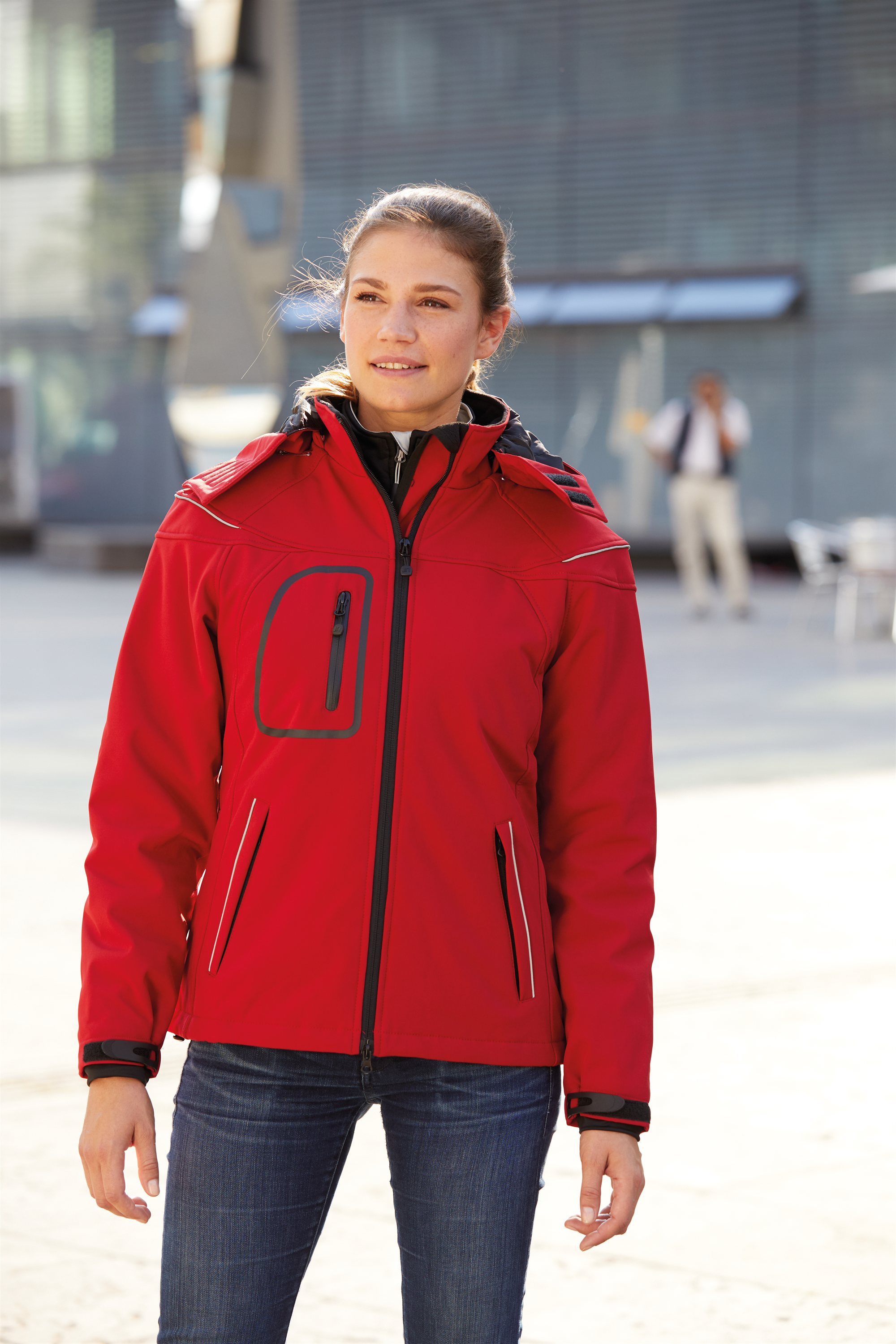 Daiber - Damen 3-Lagen Winter Softshell Jacke - JN1001 – Bild 2