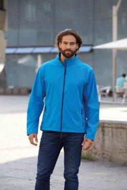 Daiber - Herren 3-Lagen Softshell Jacke - JN1020 – Bild 3