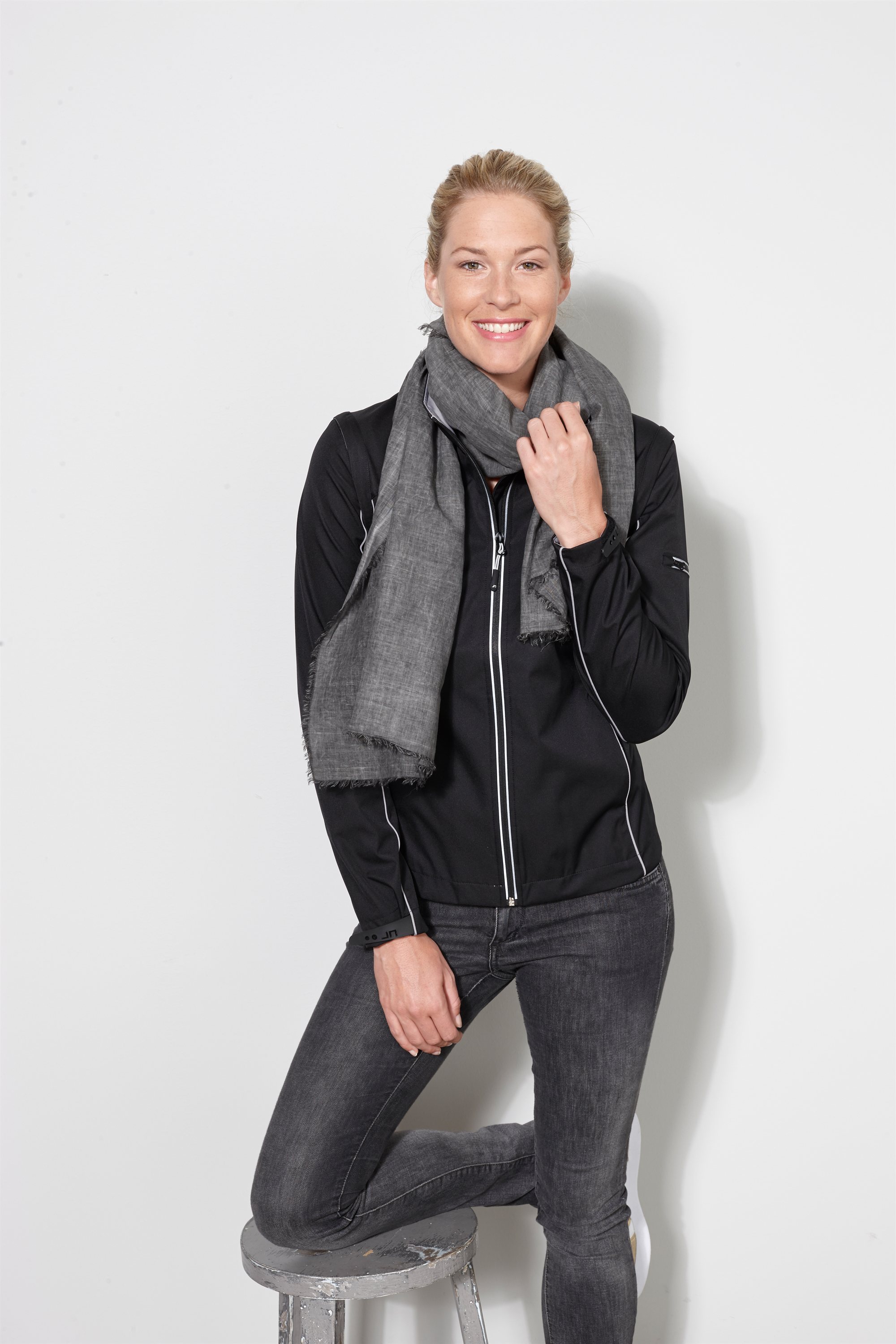 Daiber - Damen Softshell Jacke mit abnehmbaren Ärmeln - JN1121 – Bild 3