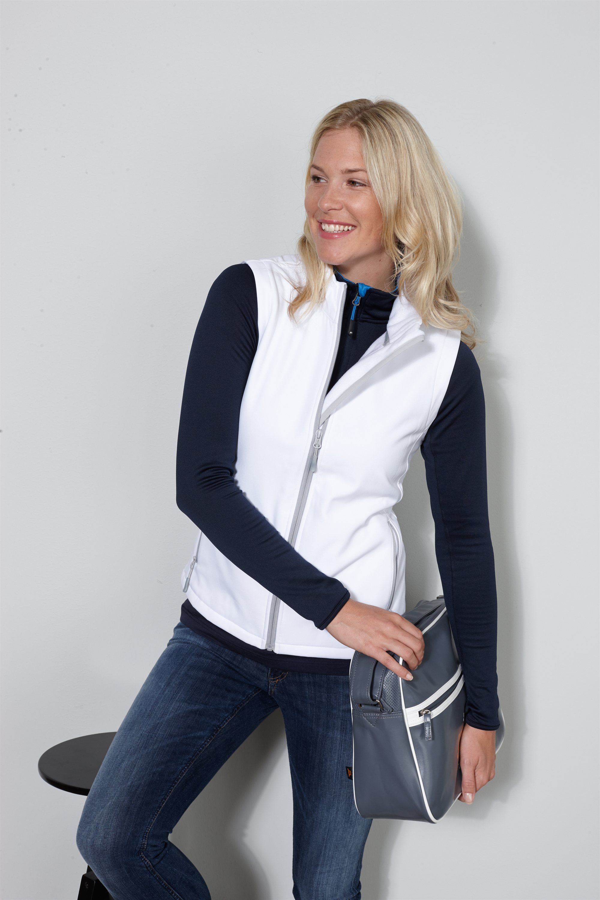 Daiber - Damen 2-Lagen Promo Softshell Gilet - JN1127 – Bild 2