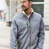 Daiber - Herren 2-Lagen Melange Softshell Jacke - JN1148 – Bild 3