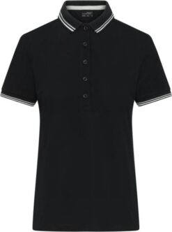 Daiber - Schweres Damen Piqué Polo mit Kontraststreifen - JN1305