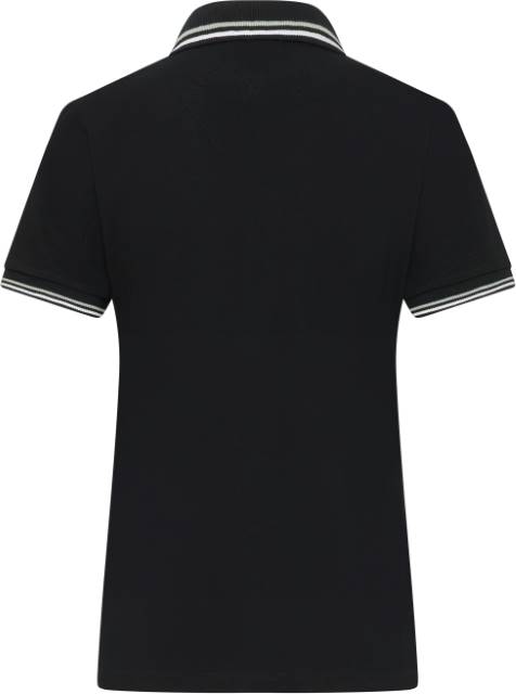 Daiber - Schweres Damen Piqué Polo mit Kontraststreifen - JN1305 – Bild 4