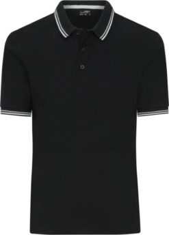 Daiber - Schweres Herren Piqué Polo mit Kontraststreifen - JN1306