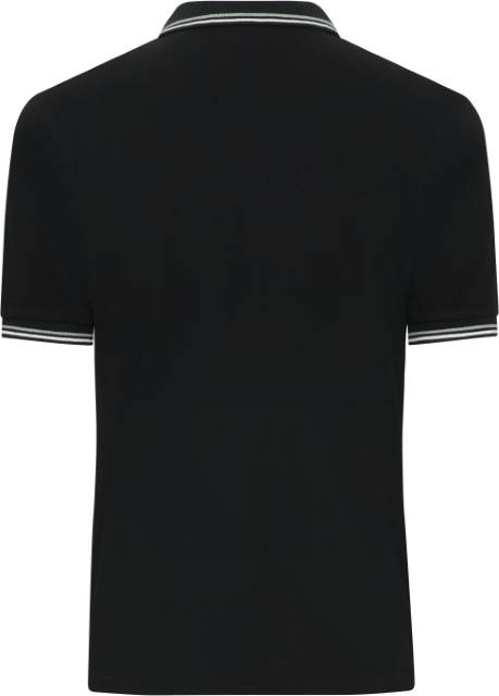Daiber - Schweres Herren Piqué Polo mit Kontraststreifen - JN1306 – Bild 4