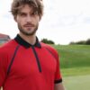 Daiber - Herren Piqué Polo mit Zip - JN1308 – Bild 2