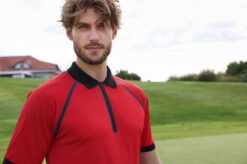 Alternative view of Daiber - Herren Piqué Polo mit Zip - JN1308