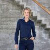 Daiber - Popeline Slim Fit Bluse langarm - JN1371 – Bild 2