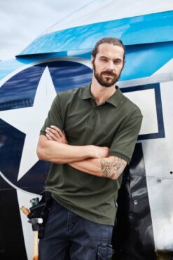 Alternative view of Daiber - Herren Bio Workwear Stretch Polo - Solid - JN1806