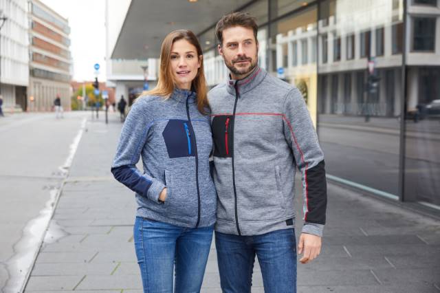 Daiber - Herren Strickfleece Jacke - JN1818 – Bild 3